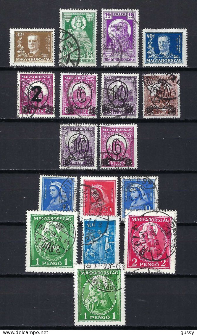 HONGRIE Ca.1926-27: Lot D' Obl. Et Neufs** - Used Stamps