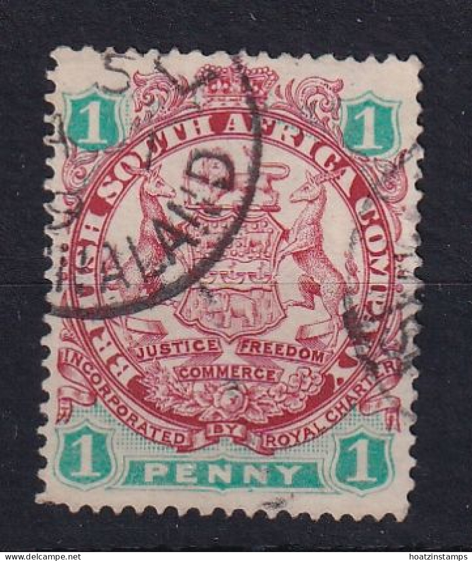 Rhodesia - BSAC: 1896/97   Arms    SG29  1d   [Die I - With Dot]     Used   - Altri & Non Classificati