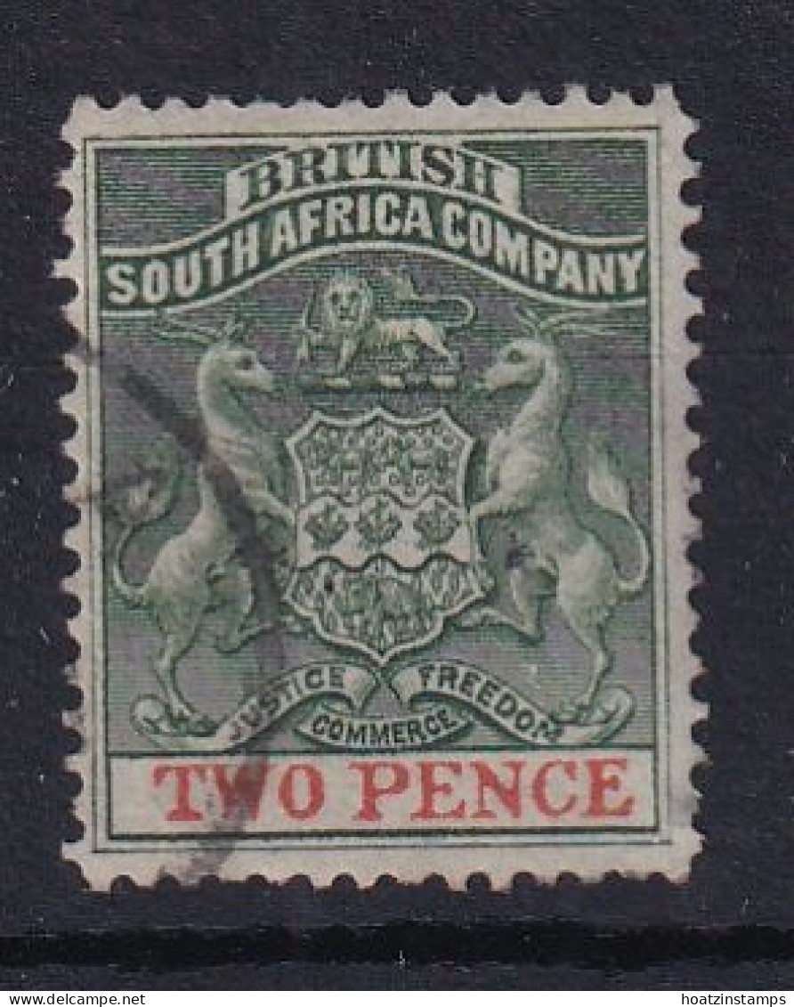 Rhodesia - BSAC: 1892/94   Arms    SG20     2d    Used    - Other & Unclassified