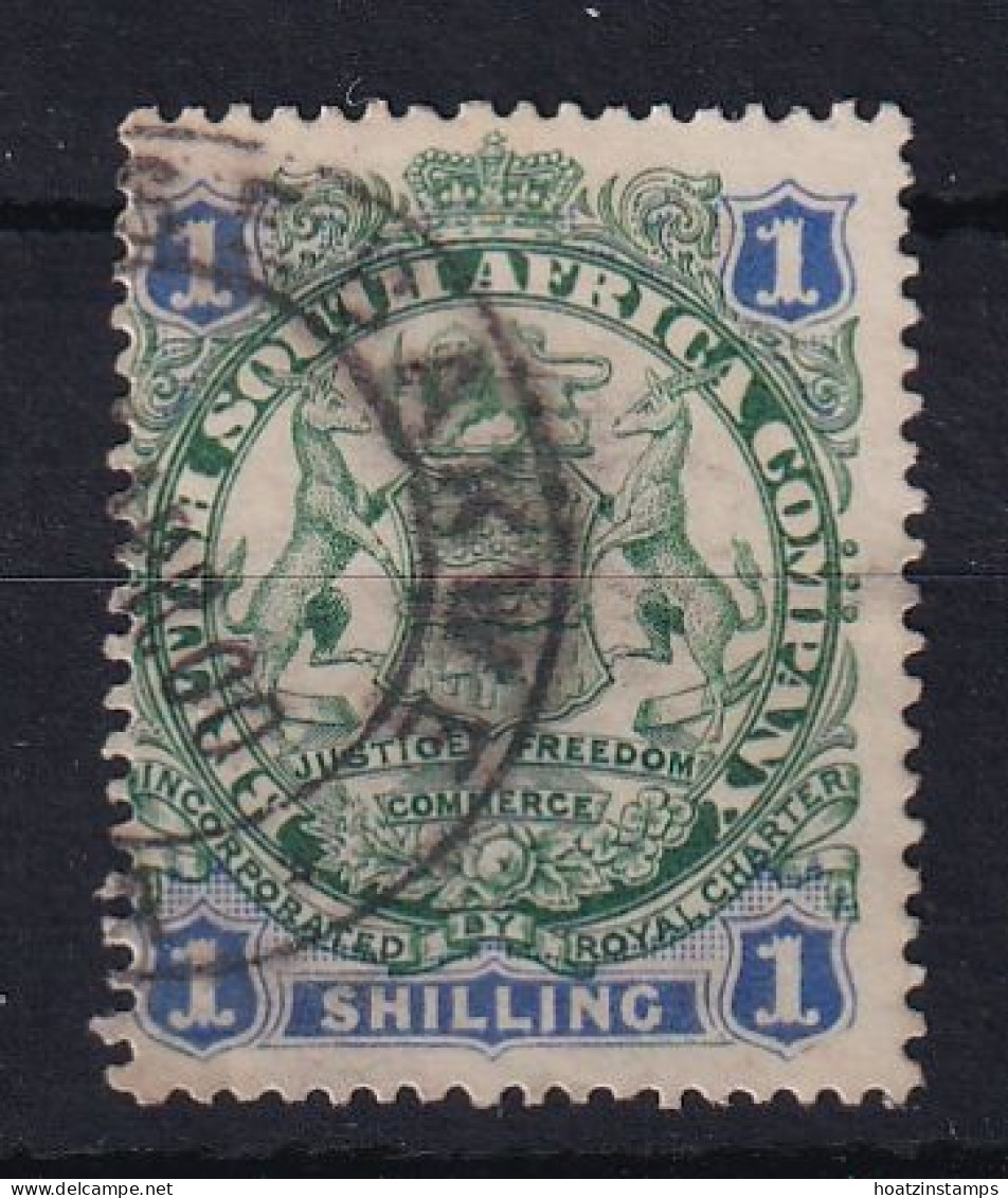 Rhodesia - BSAC: 1896/97   Arms    SG35     1/-   [Die I - With Dot] Used    - Otros & Sin Clasificación