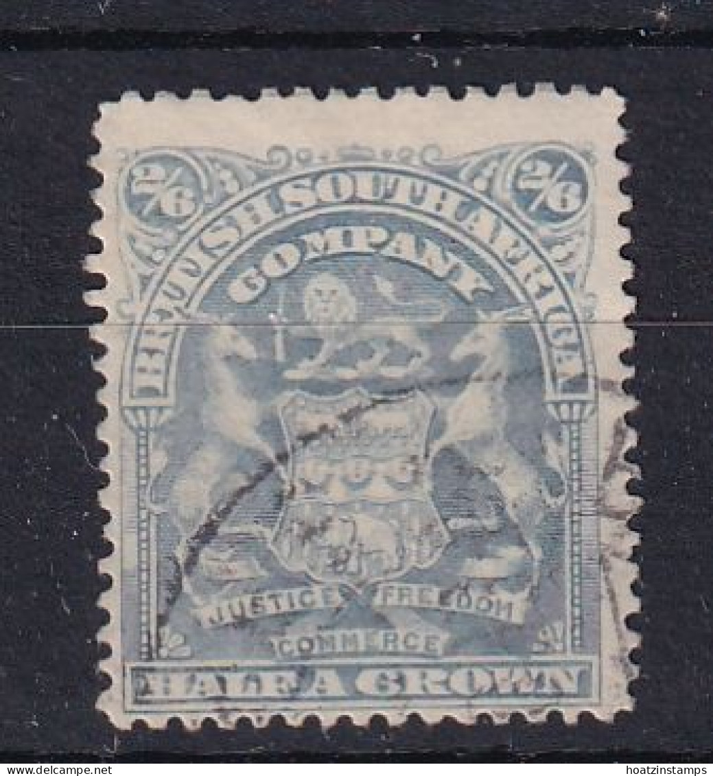 Rhodesia - BSAC: 1898-1908   Arms    SG85     2/6d      Used    - Andere & Zonder Classificatie
