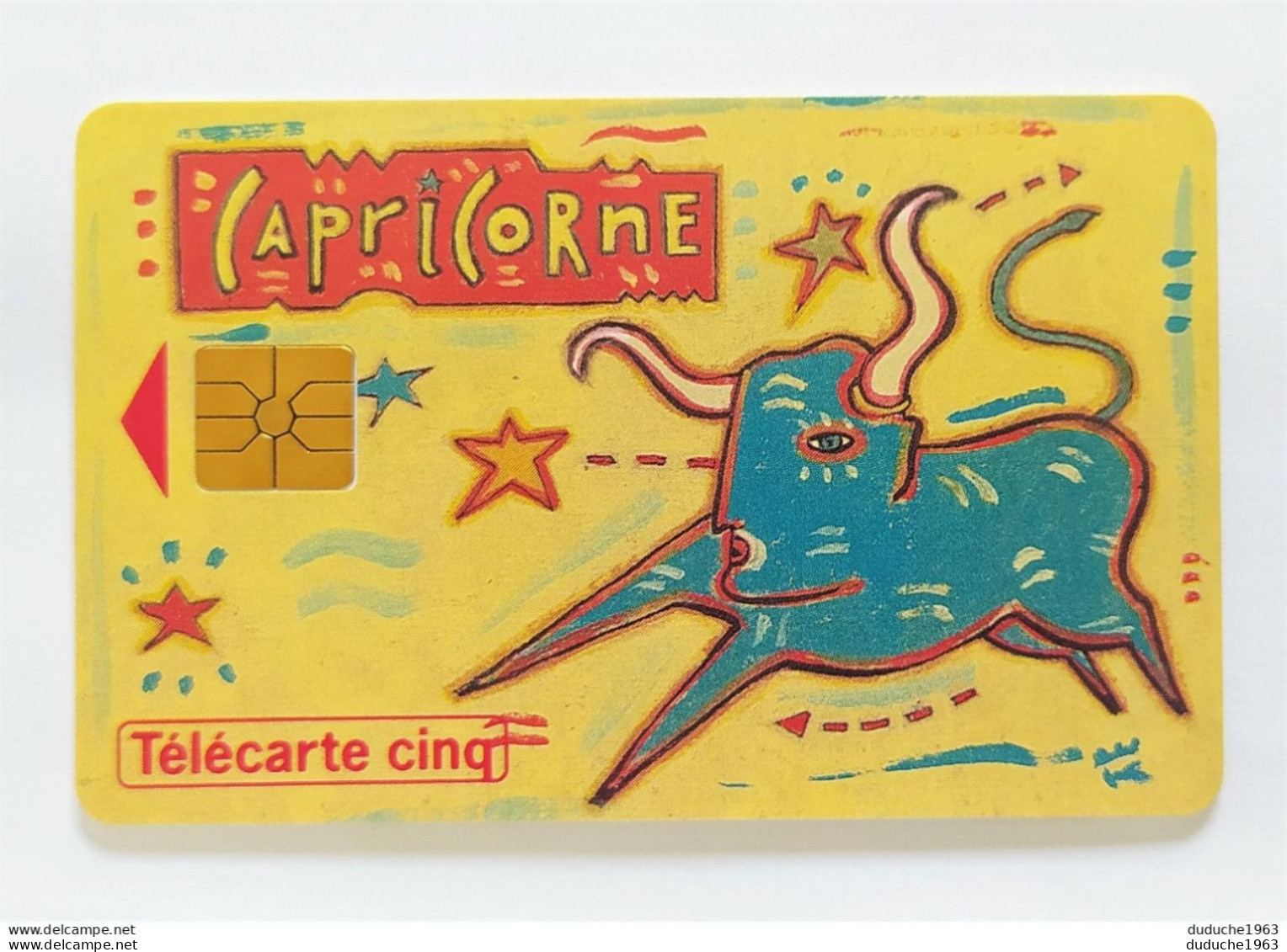 Télécarte France 5 Unités - Zodiaque Astrologie Capricorne - 5 Eenheden