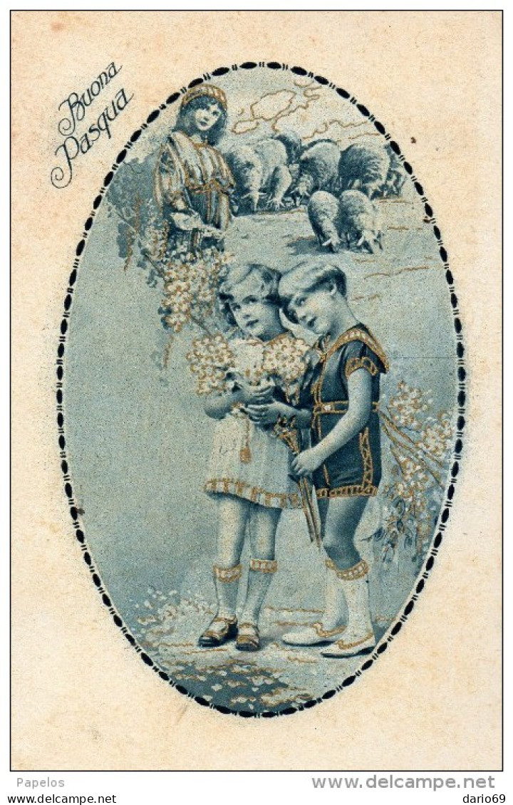 1934  CARTOLINA PASQUA - Easter