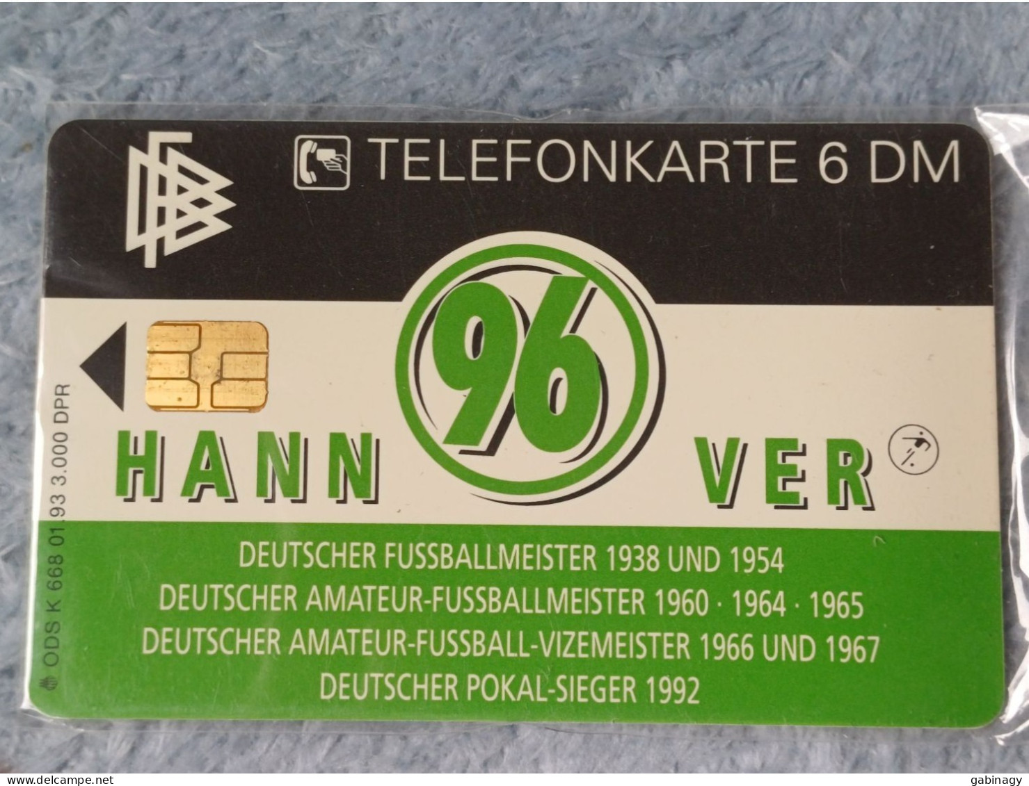 GERMANY-1199 - K 0668 - Hannover 96 - Deutscher Pokal-Sieger - 3.000ex. - K-Reeksen : Reeks Klanten