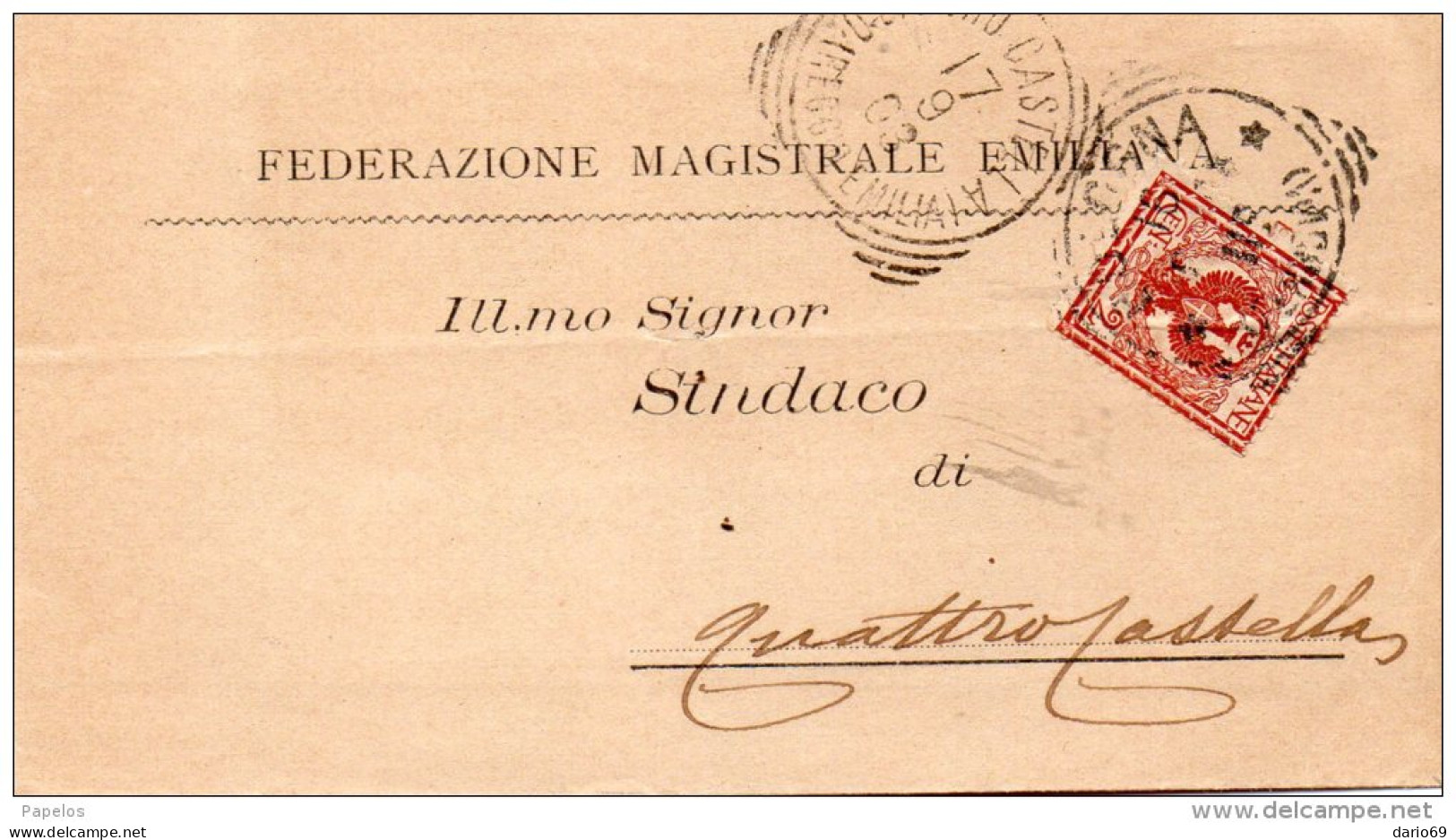 1903  LETTERA  CON ANNULLO  BOLOGNA - Storia Postale