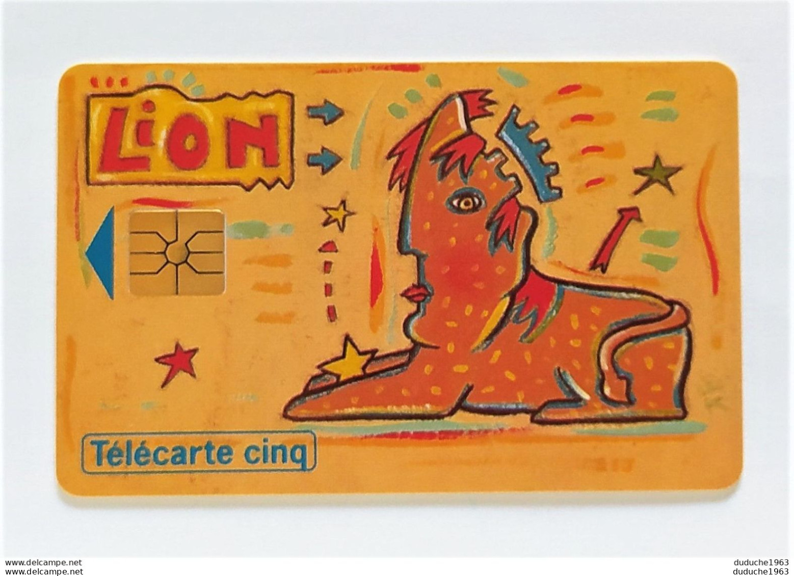 Télécarte France 5 Unités - Zodiaque Astrologie Lion - 5 Units