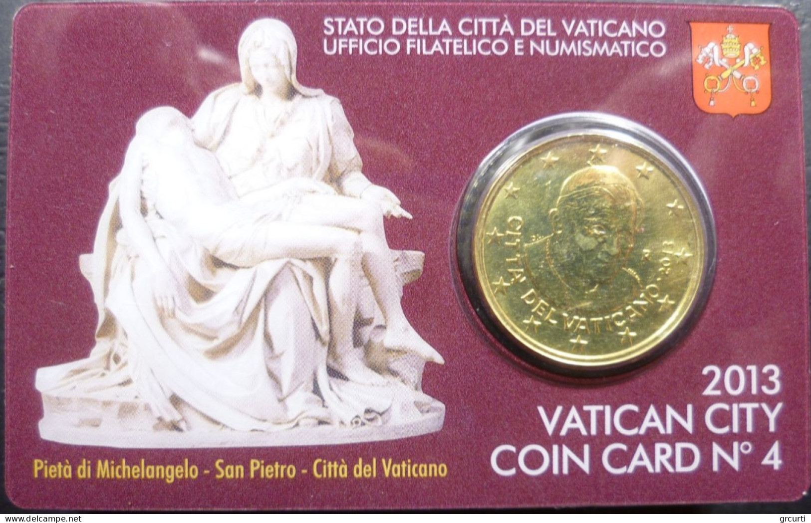 Vaticano - 50 Centesimi 2013 - Coincard N. 4 - KM# 387 - Vaticaanstad