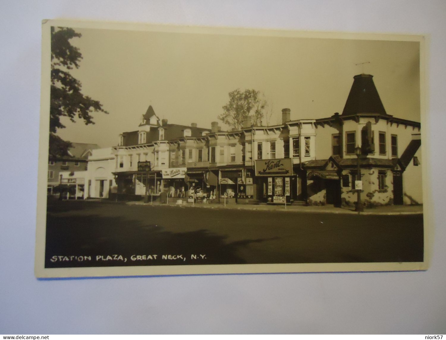 UNITED STATES  POSTCARDS  NEW YORK  STATION PLAZA GREAT NECK - Sonstige & Ohne Zuordnung