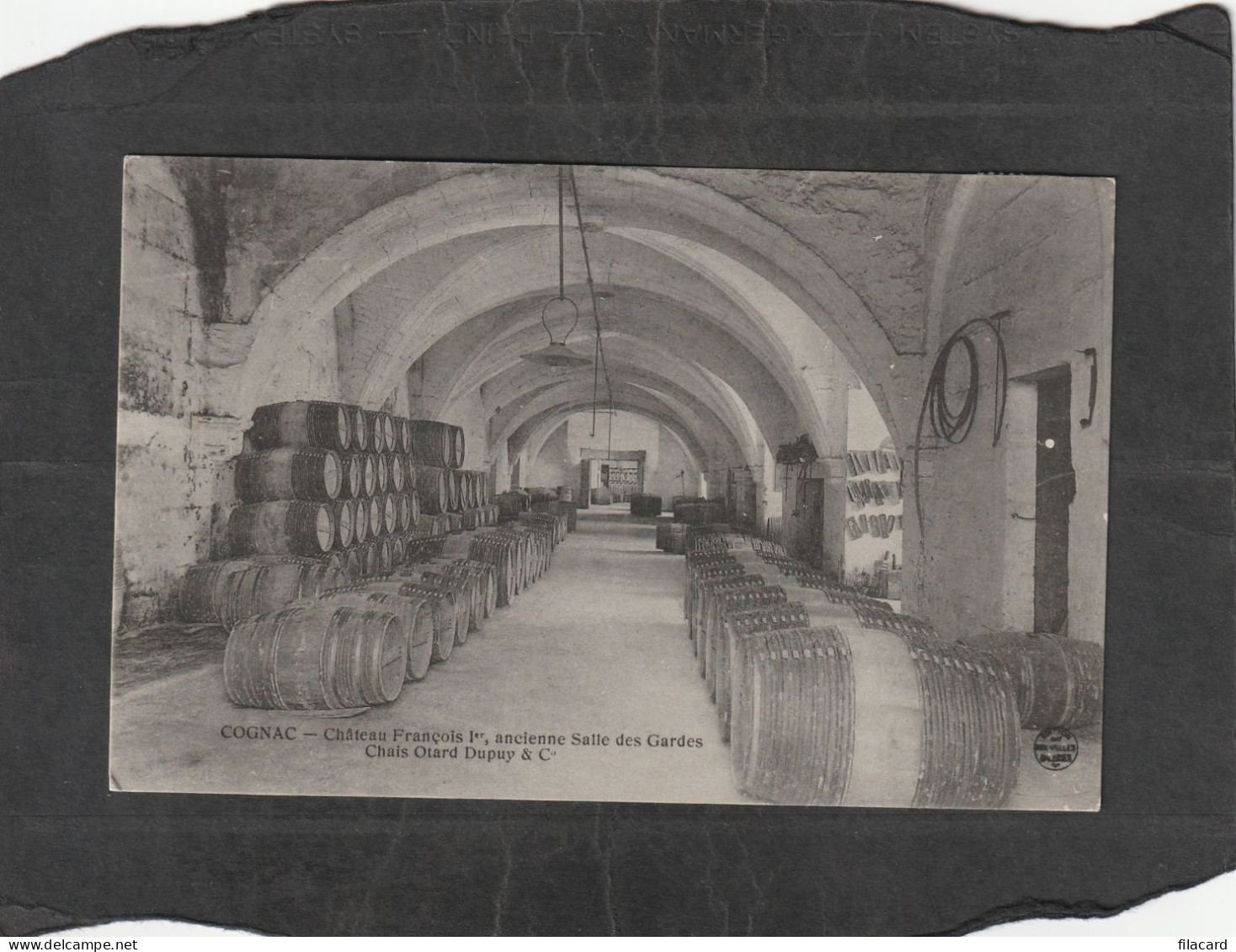 129010         Francia,     Cognac,   Chateau  Francois  Ier,  Ancienne  Salle  Des  Gardes,   VG  1909 - Cognac