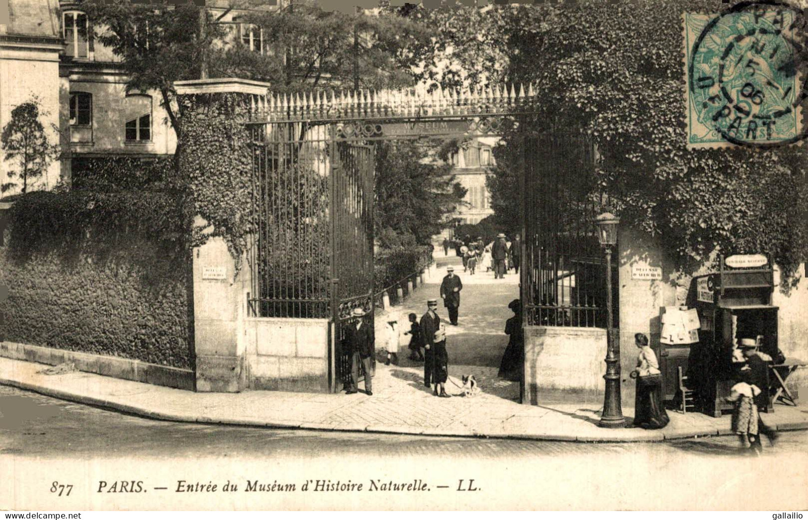 PARIS ENTREE DU MUSEUM D'HISTOIRE NATURELLE - Musées