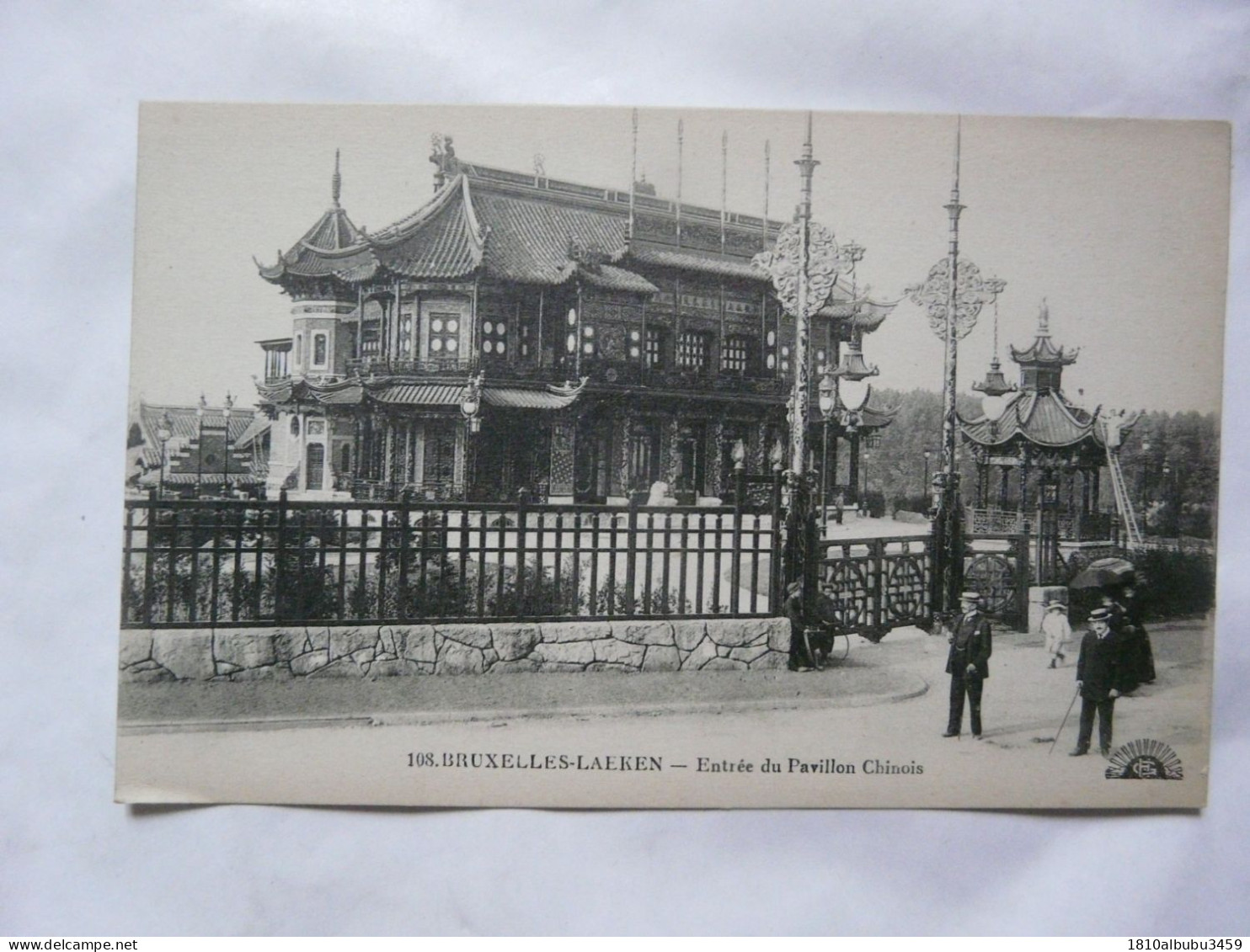 CPA BELGIQUE - BRUXELLES - LAEKEN : Entrée Du Pavillon Chinois - Universal Exhibitions