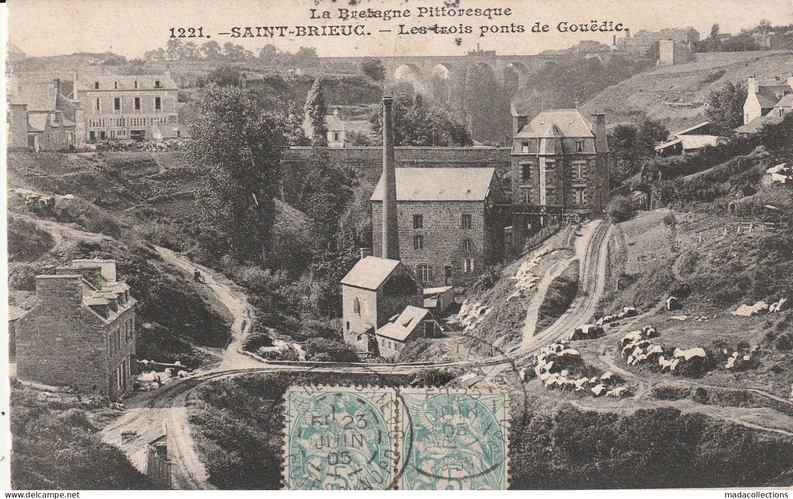 Saint Brieuc (22 - Côtes D'Armor) Les Trois Ponts De Gouëdic - Saint-Brieuc