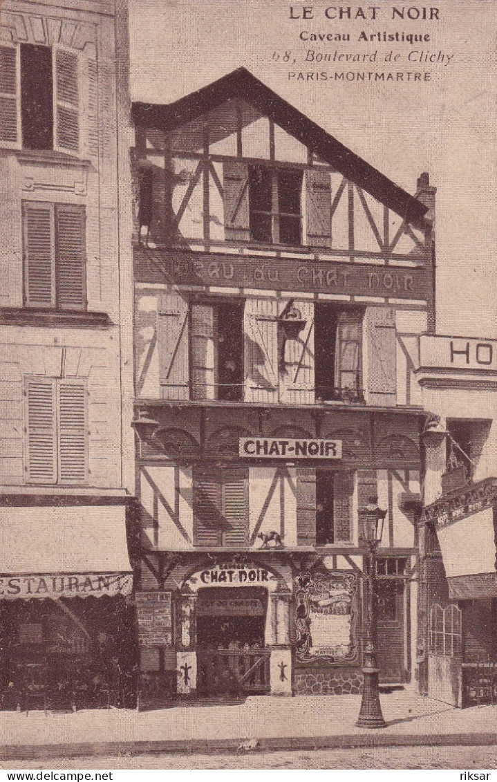 PARIS(18 Em ARRONDISSEMENT) CABARET LE CHAT NOIR - Distretto: 18