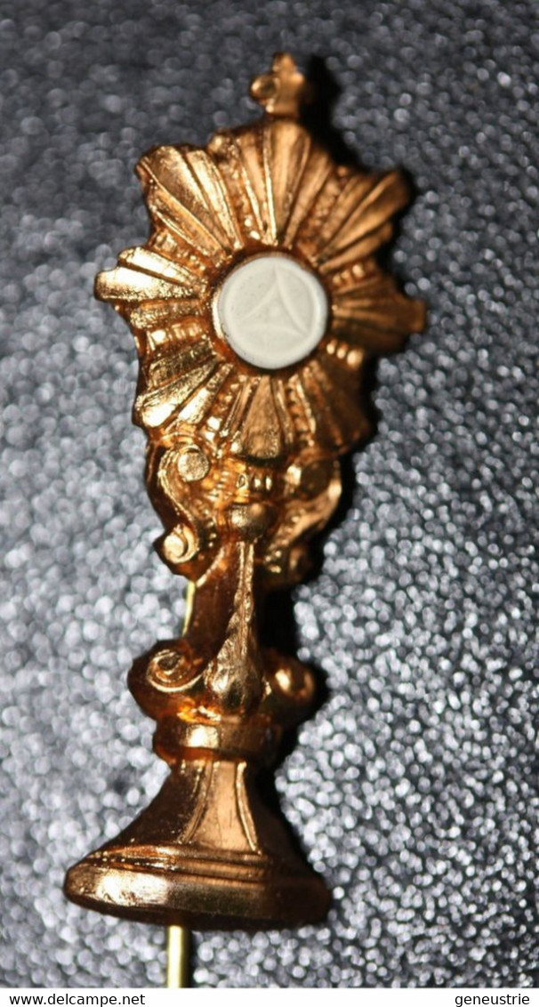 Broche Religieuse De Revers De Col Représentant Un Ostensoir - Années 20/30 - Religious Brooch - Godsdienst & Esoterisme