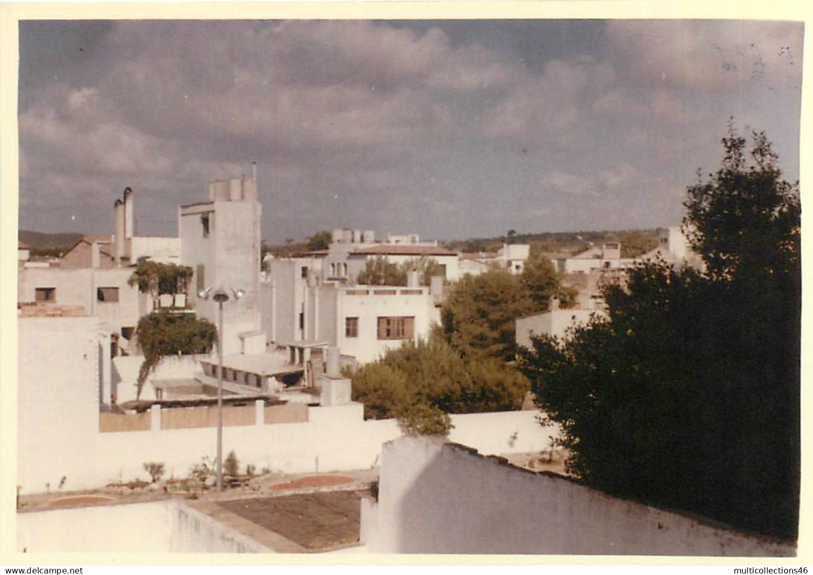 110524A - PHOTO AMATEUR 1960 - ESPAGNE SITGES Vue De La Terrasse Le Matin - Europe