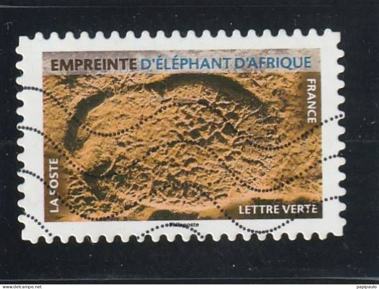 FRANCE 2021 Y&T 1964  Lettre Verte Empreintes - Used Stamps