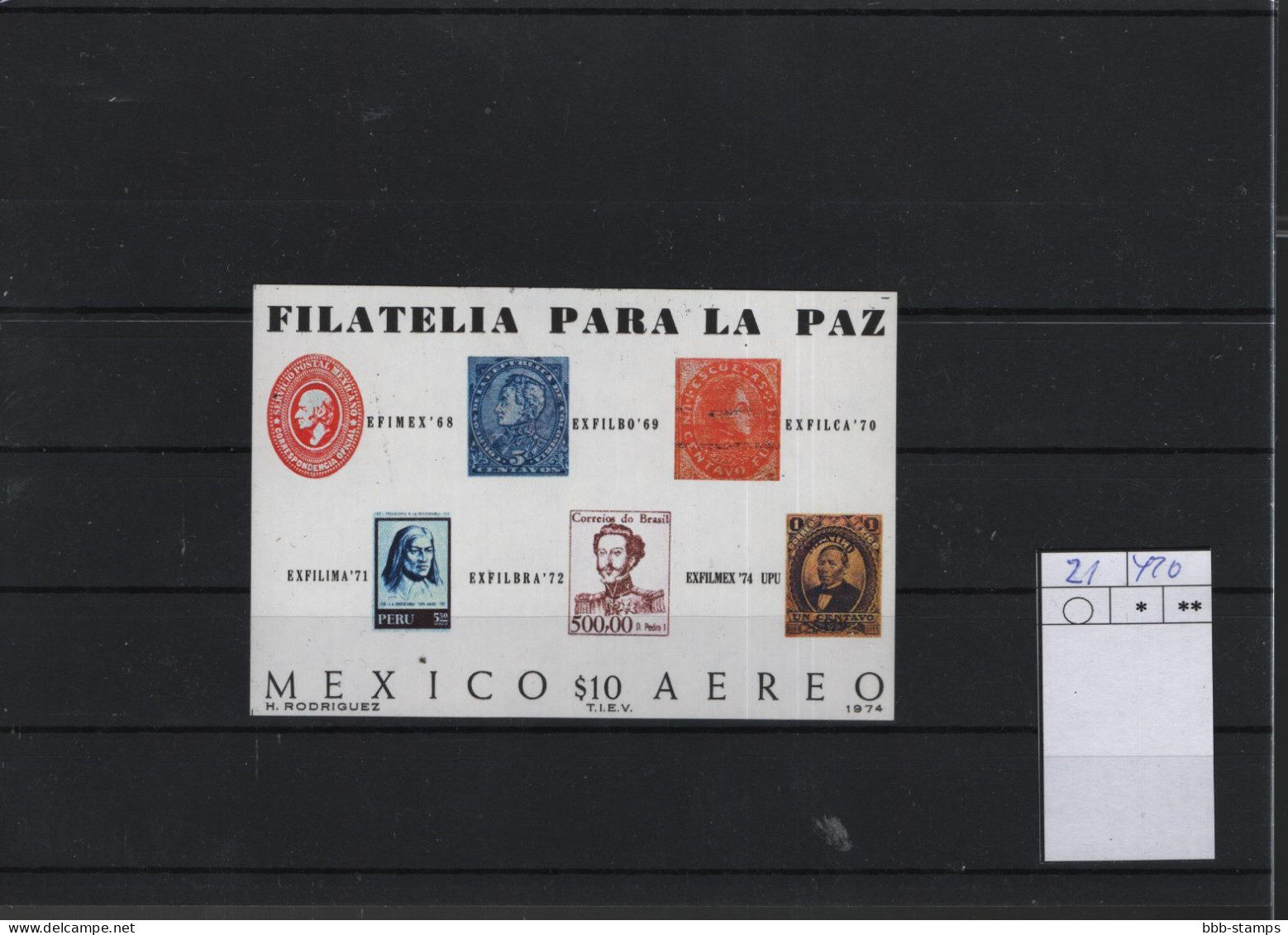 Mexico Michel Cat.No. Sheet Mnh/** 21 - Mexico