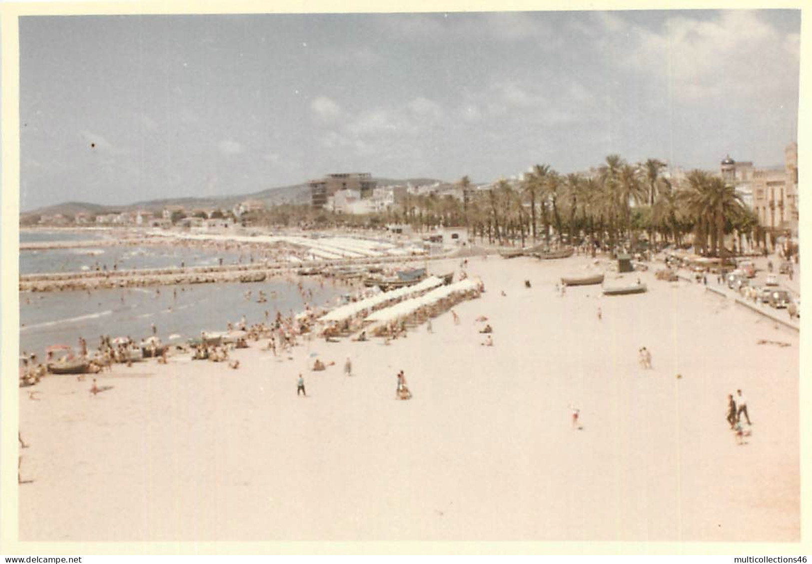 110524A - PHOTO AMATEUR 1960 - ESPAGNE SITGES Vue De La Plage - Europa