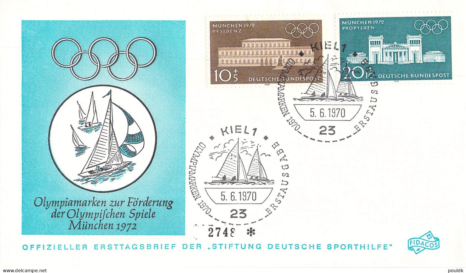 Olympic Games 1972 - 24 covers. Postal Weight 0,120 kg. Please read Sales Conditions under Image of Lot (009-112)