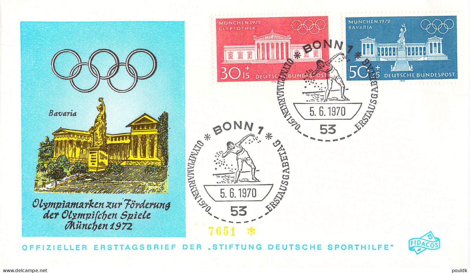 Olympic Games 1972 - 24 covers. Postal Weight 0,120 kg. Please read Sales Conditions under Image of Lot (009-112)