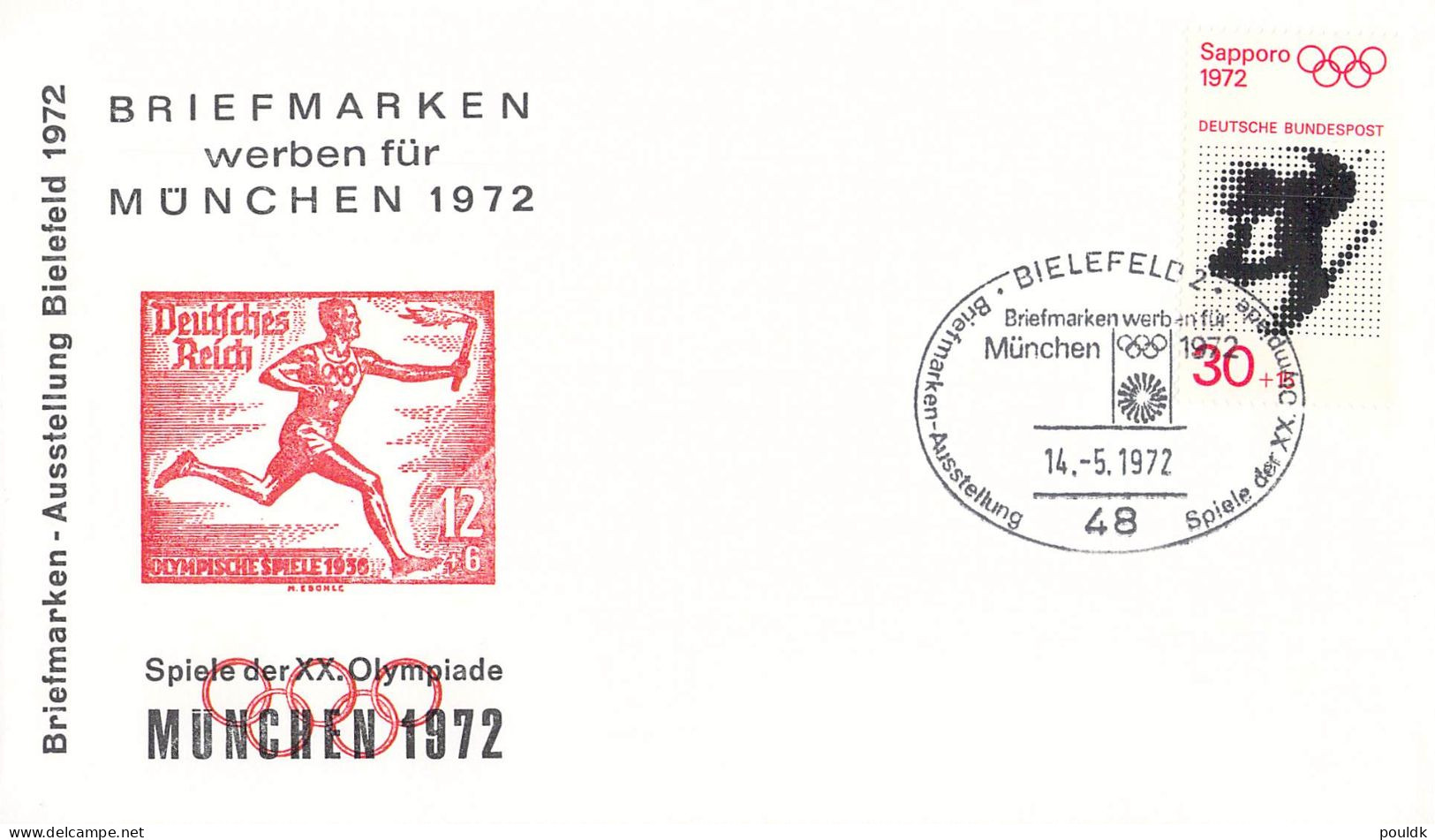 Olympic Games 1972 - 24 covers. Postal Weight 0,120 kg. Please read Sales Conditions under Image of Lot (009-112)