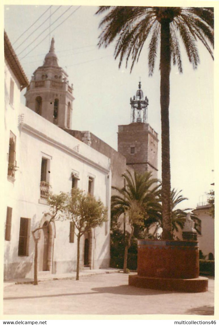 110524A - PHOTO AMATEUR 1960 - ESPAGNE SITGES Place Du Marché - Europe