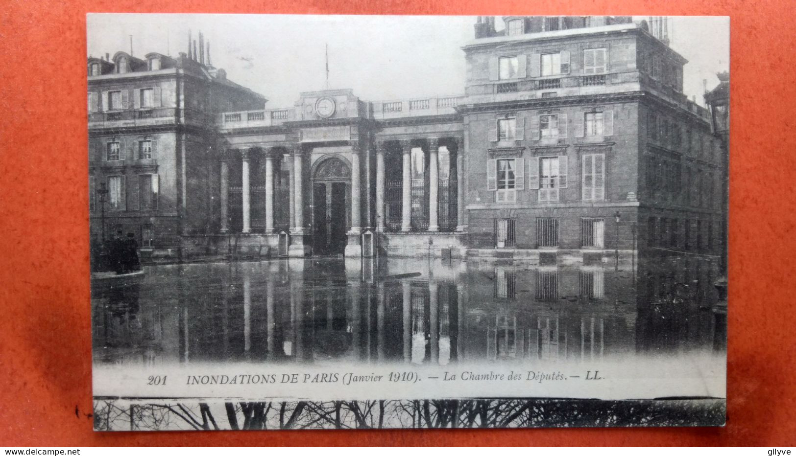 CPA (75) Inondations De Paris. 1910. La Chambre Des Députés. (7A.772) - Paris Flood, 1910