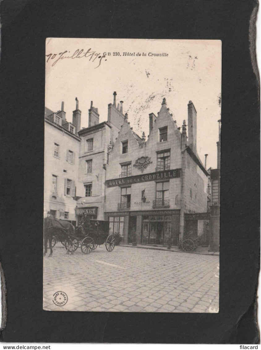 129012         Francia,     Hotel   De La  Crouzille,    VG  1905 - Condom