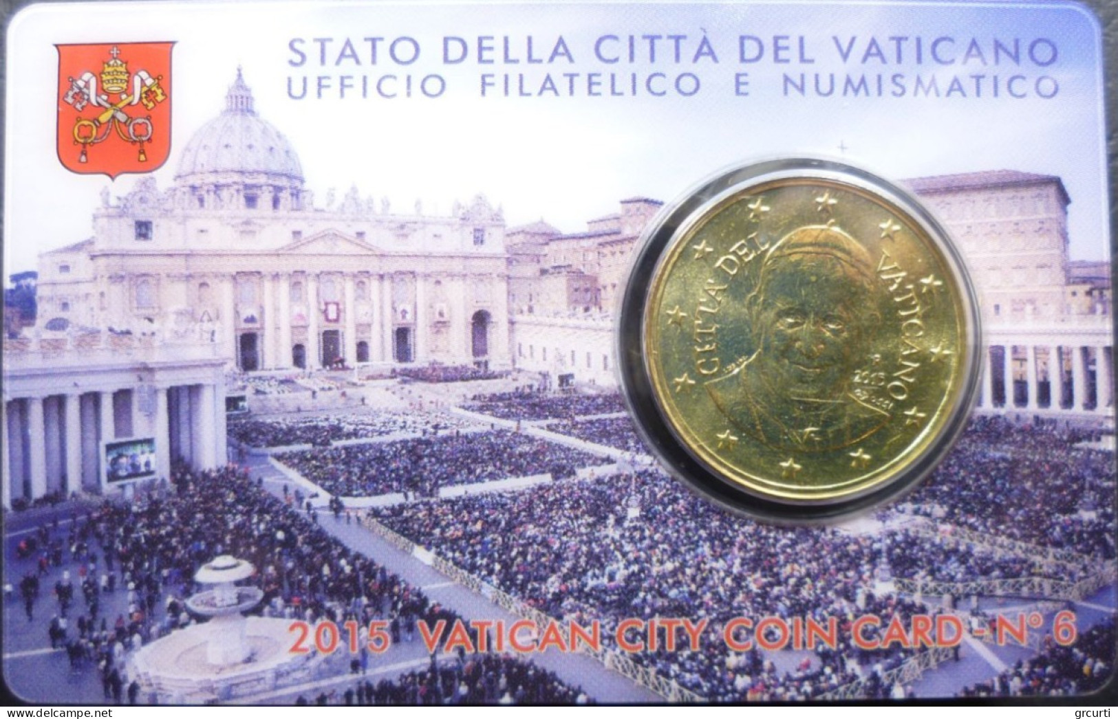 Vaticano - 50 Centesimi 2015 - Coincard N. 6 - KM# 460 - Vaticaanstad