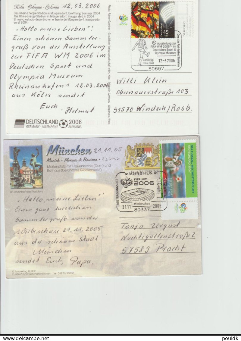 FIFA World Cup in Football 2006 in Germany - 12 covers/cards. Postal Weight 0,080 kg. Please read Sales Conditions under