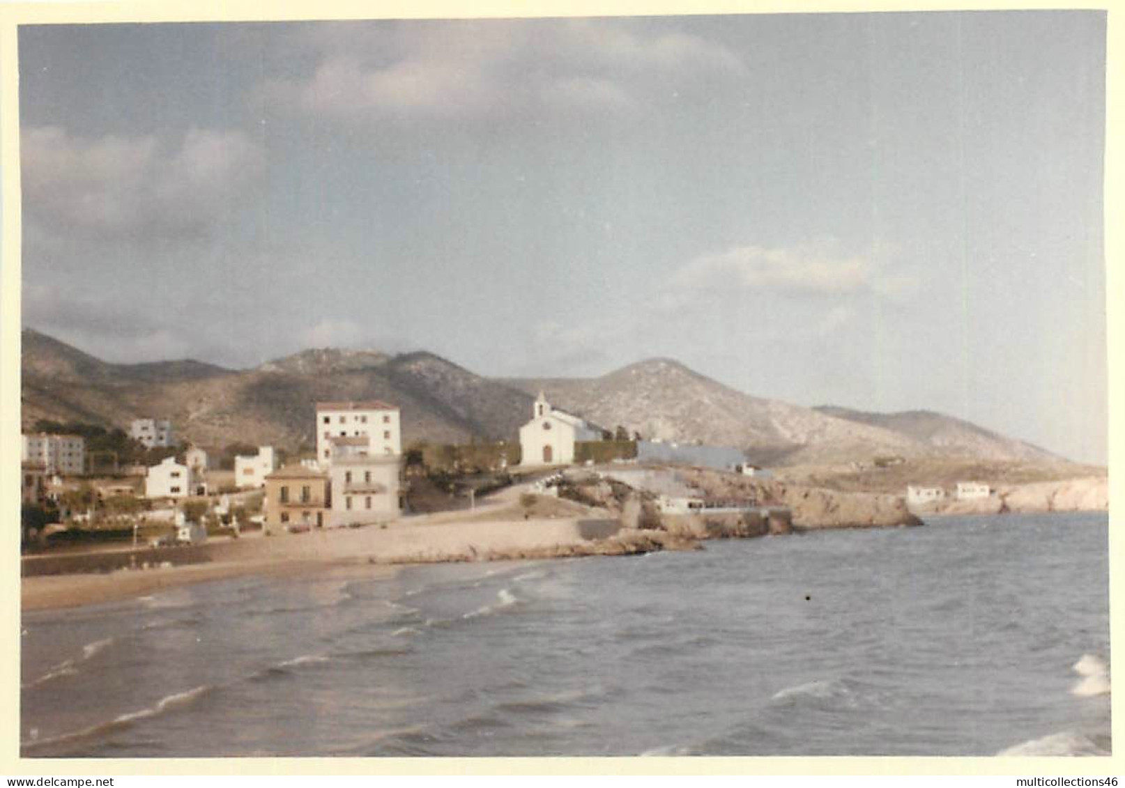 110524A - PHOTO AMATEUR 1960 - ESPAGNE SITGES Vue Sur La Pointe - Europa