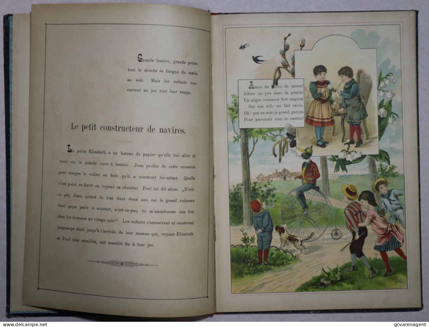 SOUVENIRS DE L'HEUREUSE ENFANCE  N° 1020 LIVRE AMUSANT AVEC ILLUSTRATIONS = BON ETAT = VOIR IMAGES 320 X 225 MM - Sonstige & Ohne Zuordnung