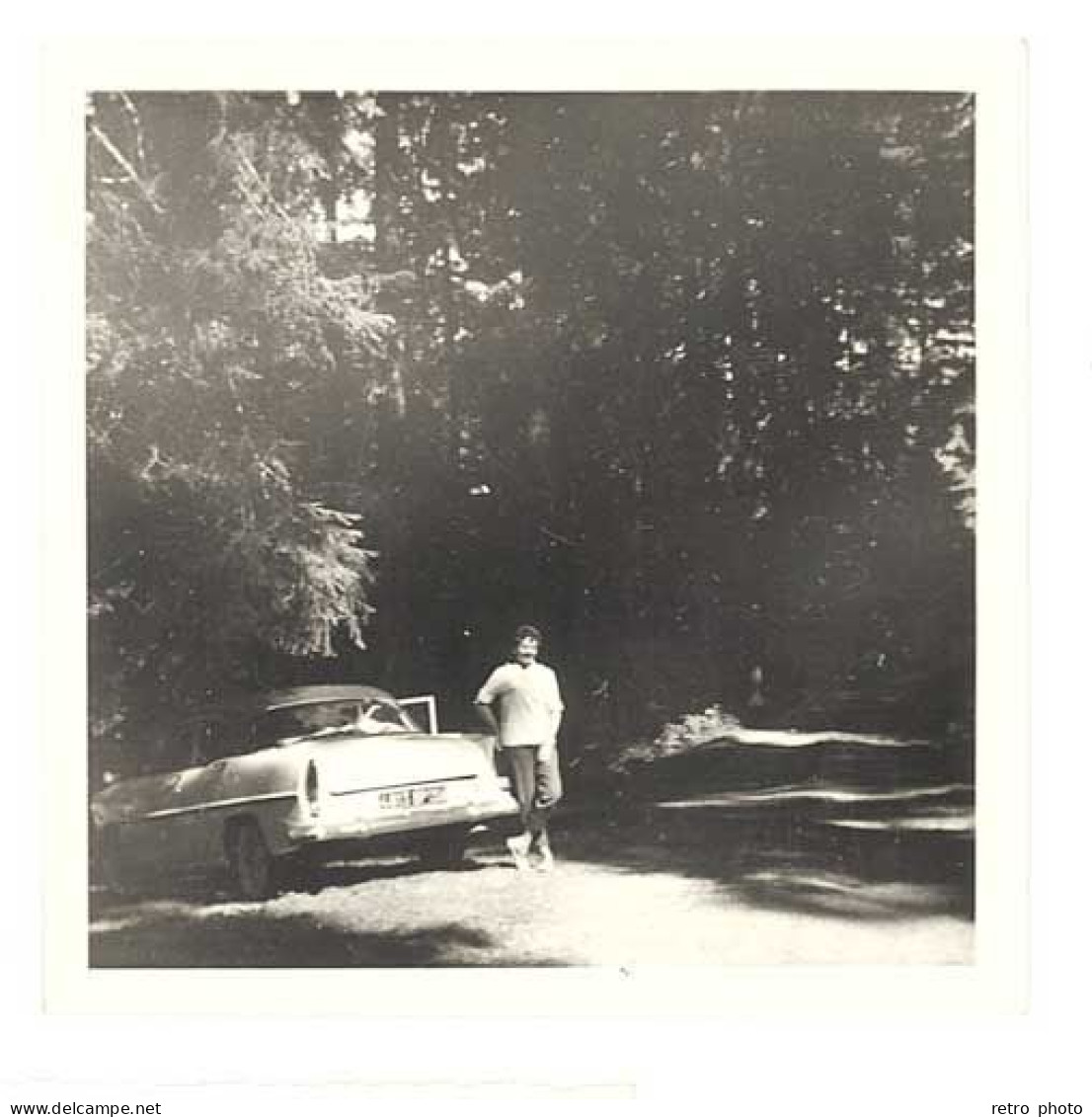 Photo Automobile à Identifier, Près Du Lac De Gérardmer 1961 - Cars