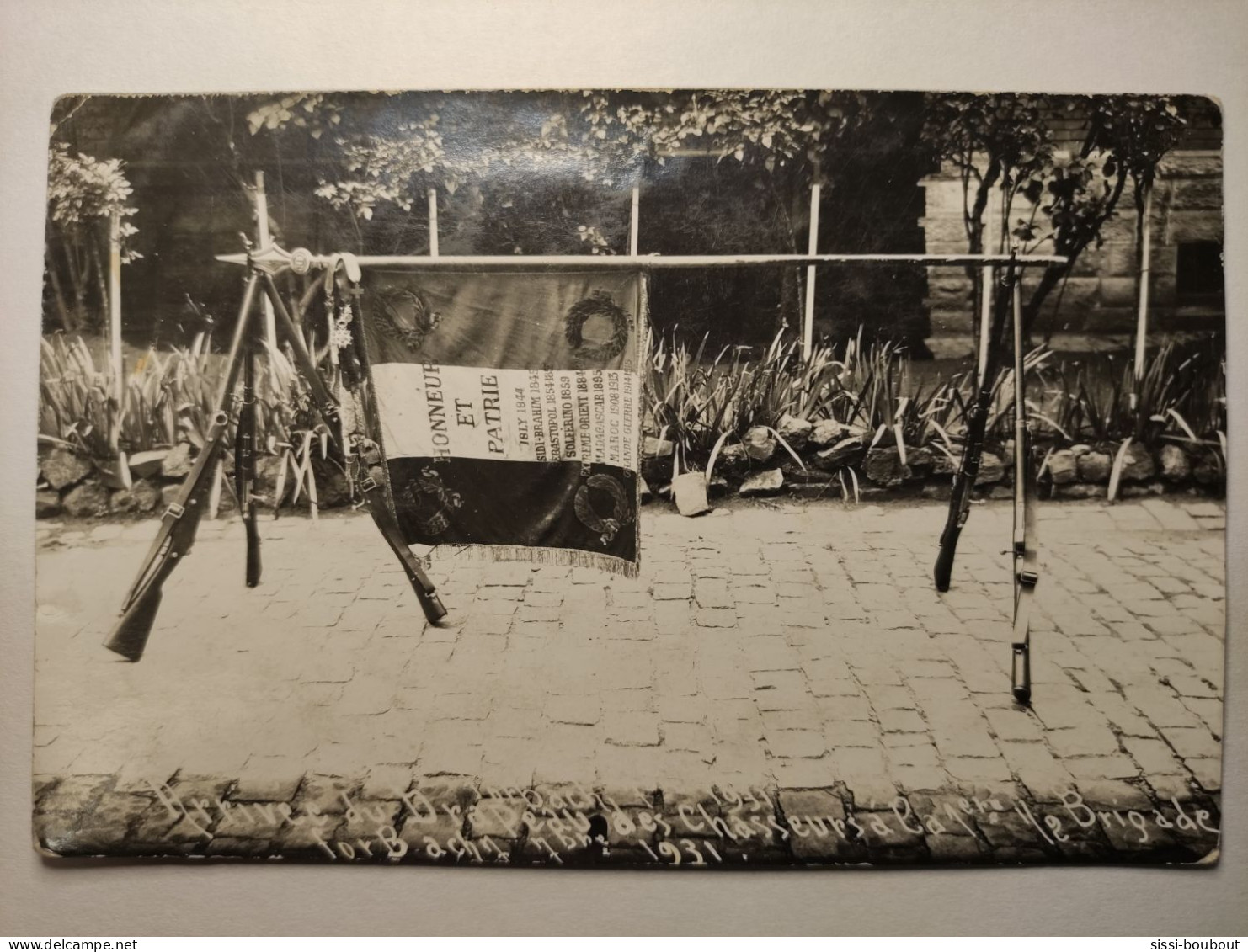 FORBACH - Arrivée Du Drapeau Des Chasseurs à La 1ère Brigade De Forbach 1931 - Forbach