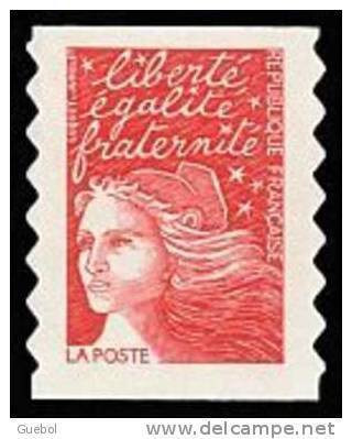 France Autoadhésif ** N°   15 Ou 3085 - Marianne De Luquet Le TVP Rouge -> La Poste - Unused Stamps