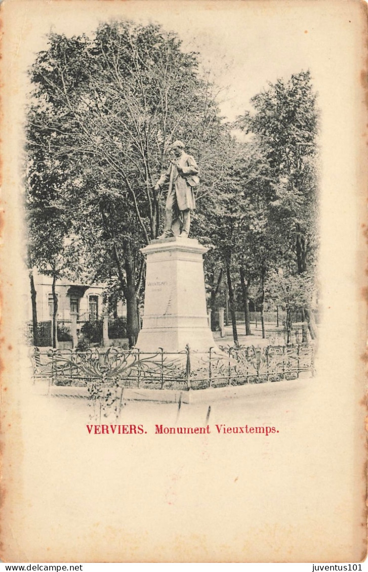 CPA Verviers-Monument Vieuxtemps     L2917 - Verviers