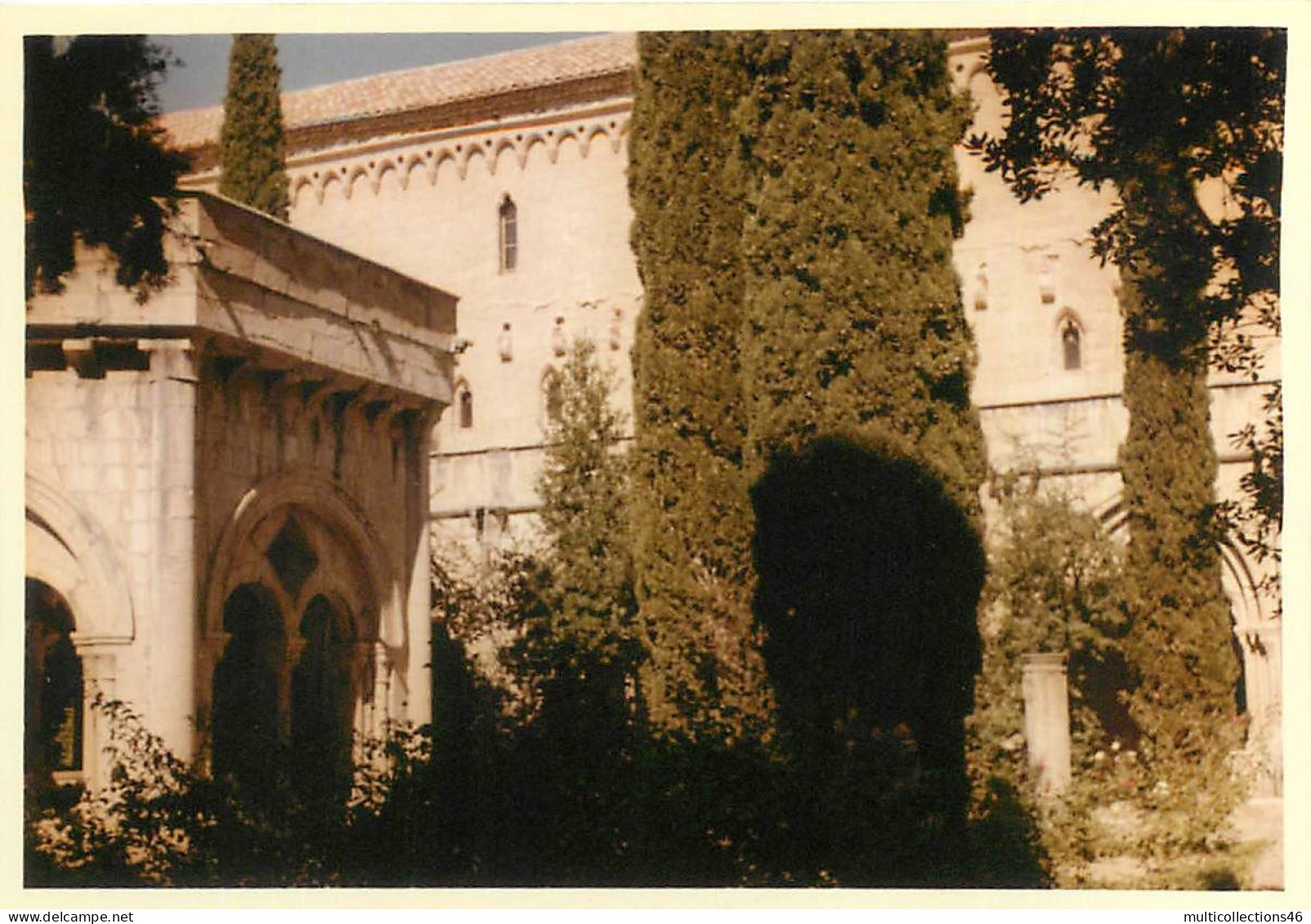 110524A - PHOTO AMATEUR 1960 - ESPAGNE CATALOGNE Monastère De Poblet Le Cloître - Europe