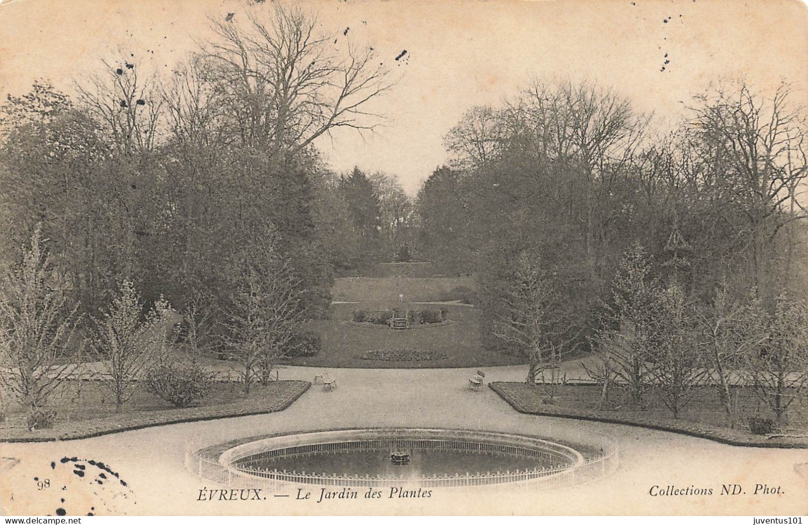 CPA Evreux-Le Jardin Des Plantes-98-Timbre     L2916 - Evreux