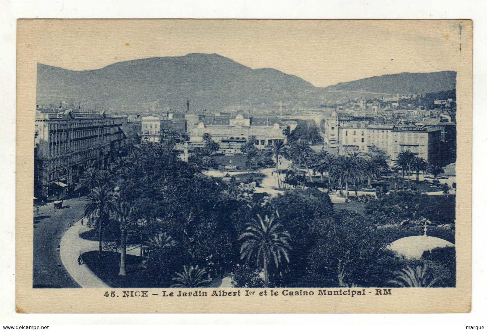 Cpa N° 45 NICE Le Jardin Albert 1er Et Le Casino Municipal - Parques, Jardines