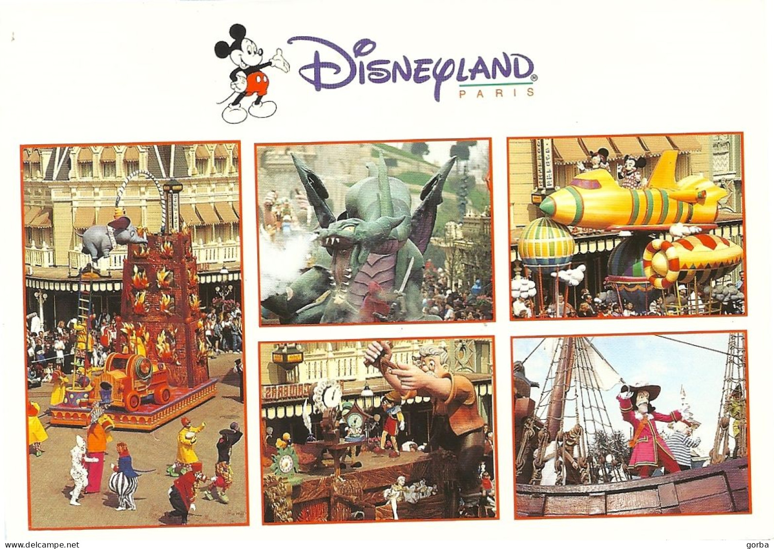 *CPM - Disneyland Paris - Multi-vues - Mickey - Disneyland