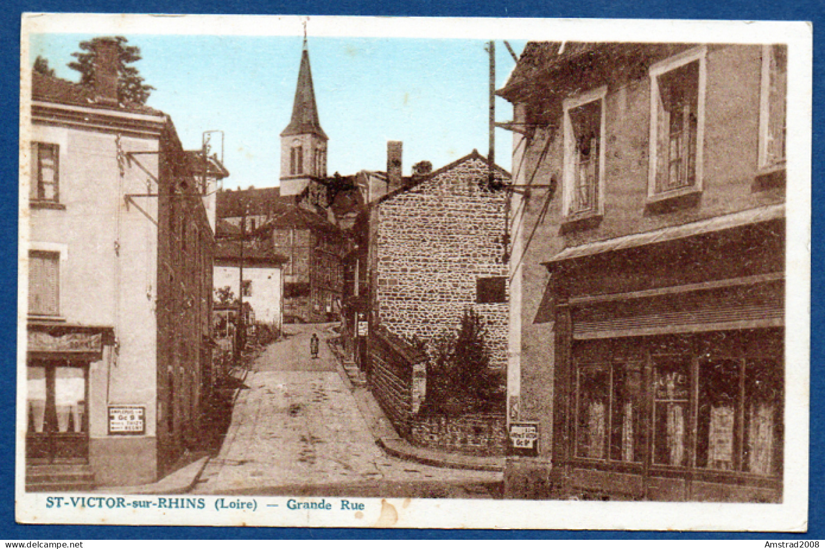 ST-VICTOR-SUR-RHINS - LOIRE - GRANDE RUE - FRANCE - Autres & Non Classés