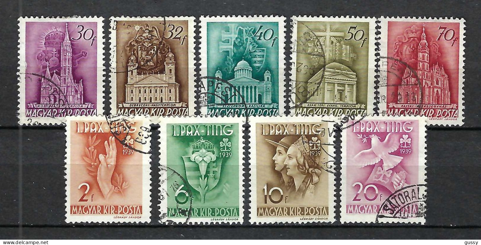 HONGRIE Ca.1939: Lot D' Obl. - Used Stamps