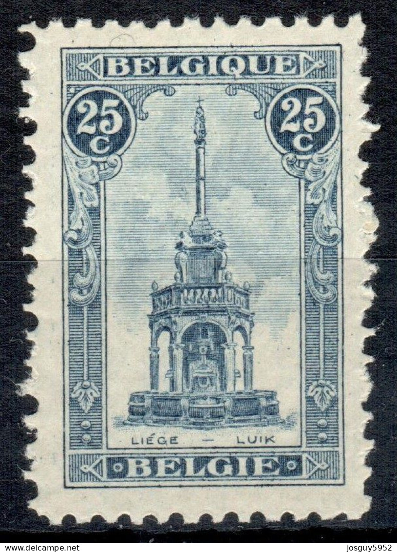 BELGIE 1919 - PERRON TE LUIK - N° 164 - MNH** - 1915-1920 Alberto I