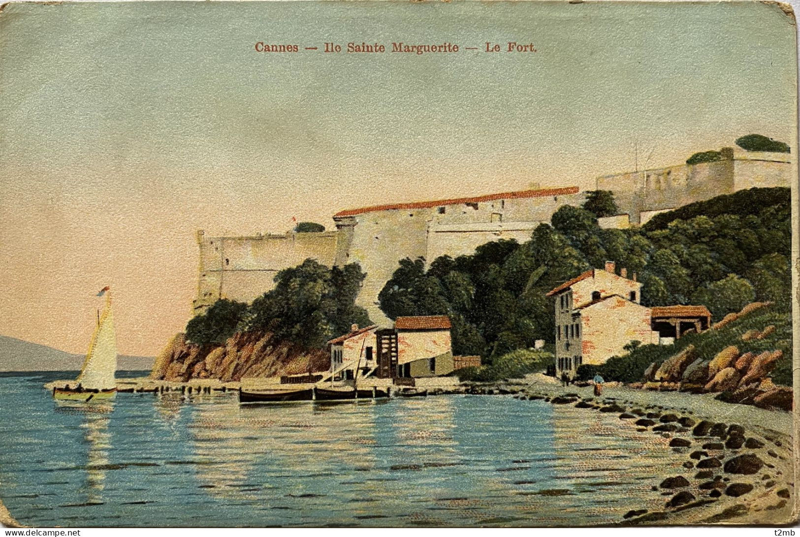 CPA (Alpes Maritimes) CANNES. Ile Sainte Marguerite, Le Fort - Cannes