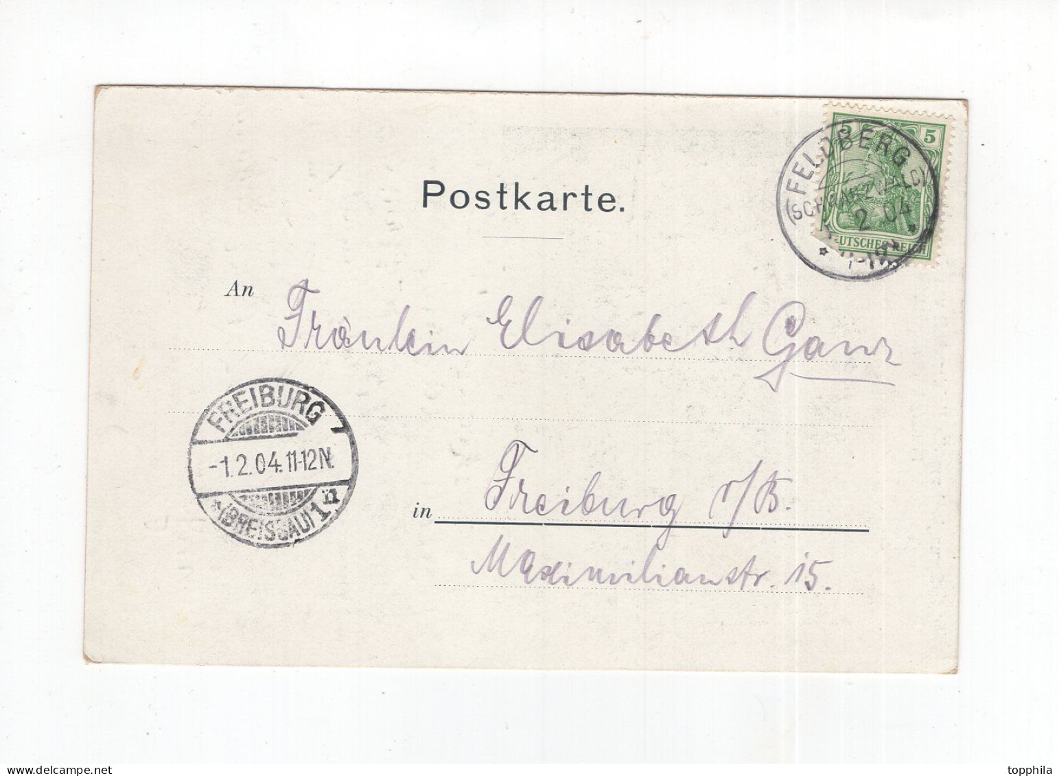 1904 Dt. Reich Seltene Photokarte Skispringen Dt. Meisterschaft  ( Sprunglauf ) 1904 Feldberg Fahl - Feldberg