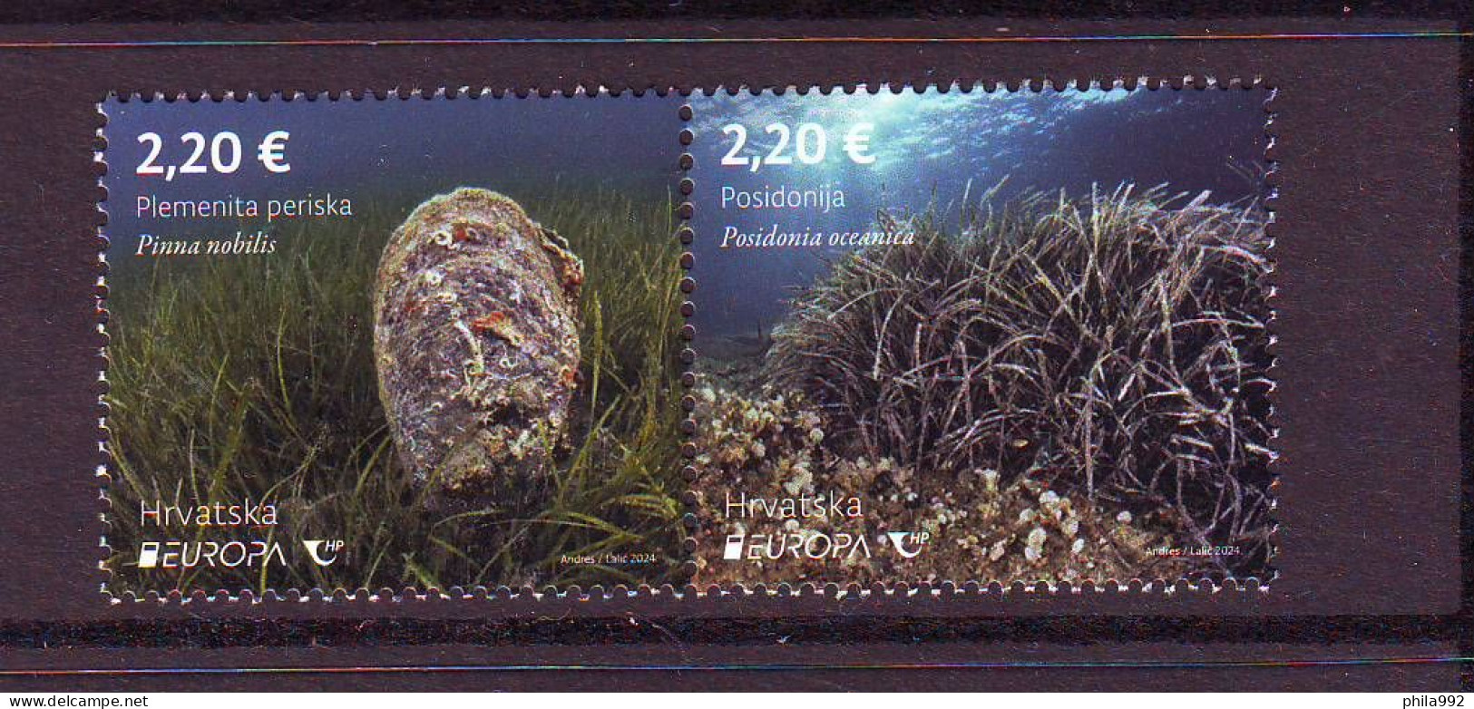 CROATIA 2024 EUROPA Fauna (2) MNH - Croacia