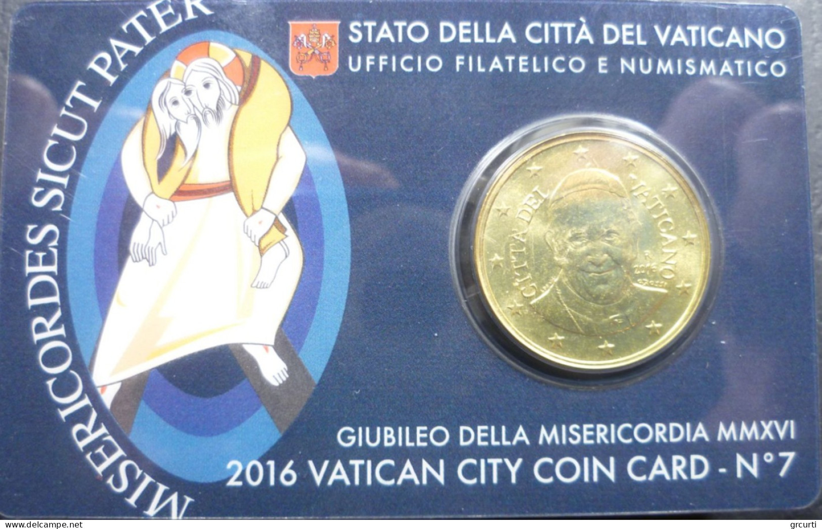 Vaticano - 50 Centesimi 2016 - Coincard N. 7 - KM# 460 - Vaticano (Ciudad Del)