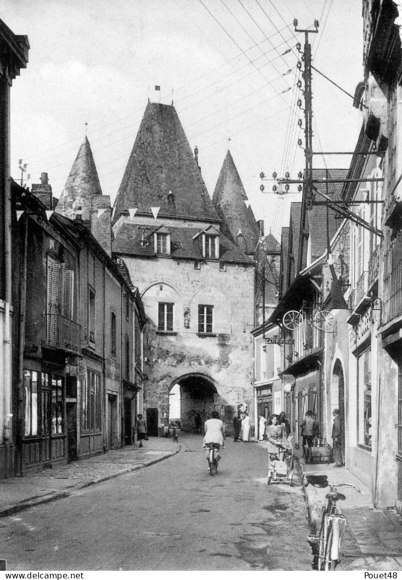 72 - LA FERTE BERNARD - Rue De L'Huisne Et La Porte - La Ferte Bernard