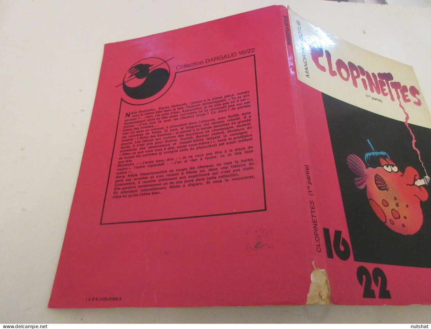 CLOPINETTES 1 MANDRYKA GOTLIB 1980 80 Pages Collection 16/22 Dargaud - Otras Revistas