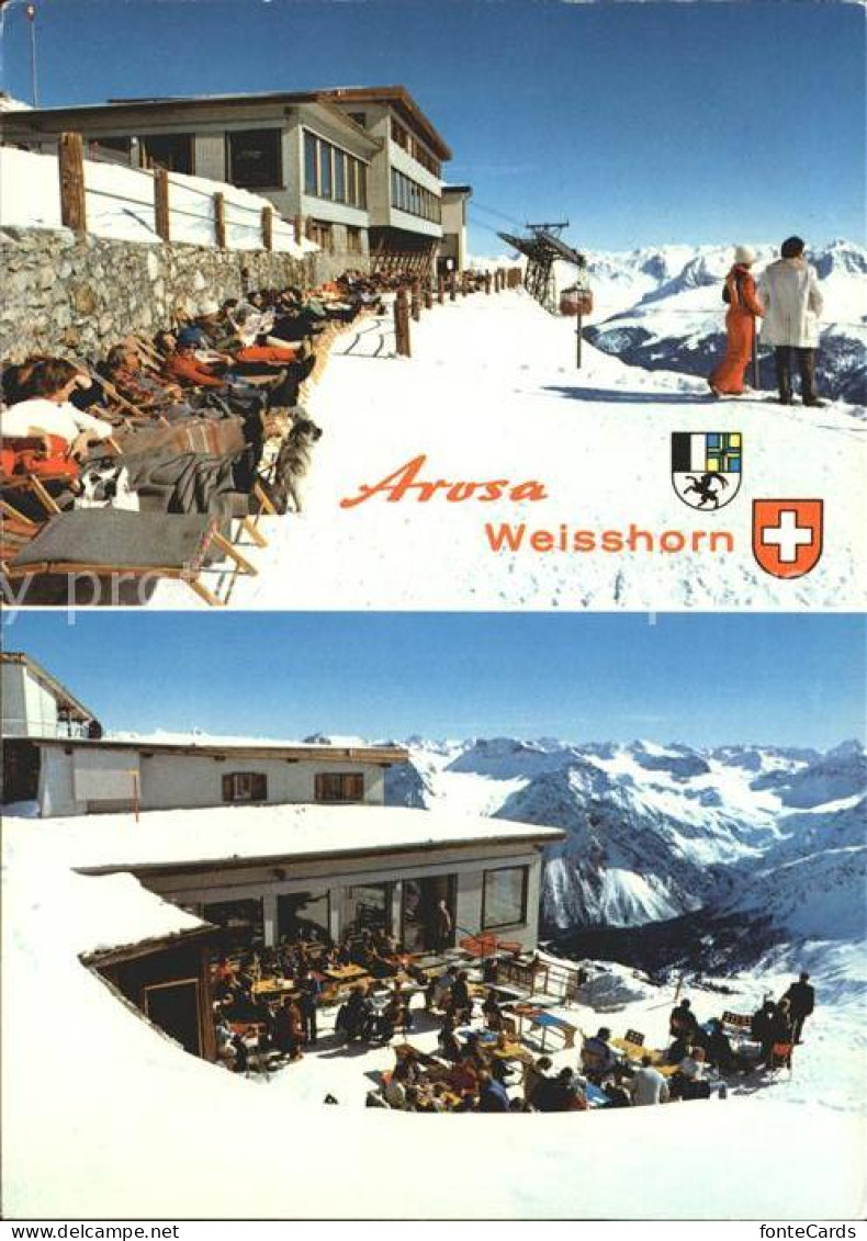 12920867 Arosa GR Weisshorn Bergrestaurant Wintersportplatz Walliser Alpen Arosa - Other & Unclassified